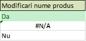 Cum compar 2 tabele in Excel